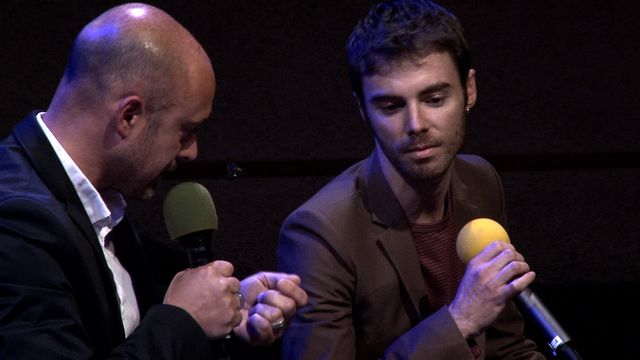 Alexndre Joulia et le lauréat Ben Osmon
