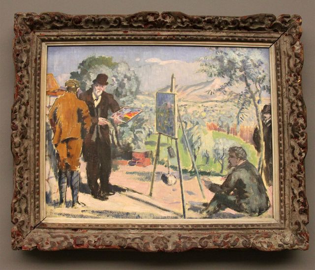 Maurice Denis - Visite à Cézanne - 1906 - Musée Granet