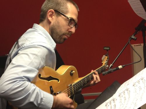 Maxime Fougères au studio 61 de France Inter