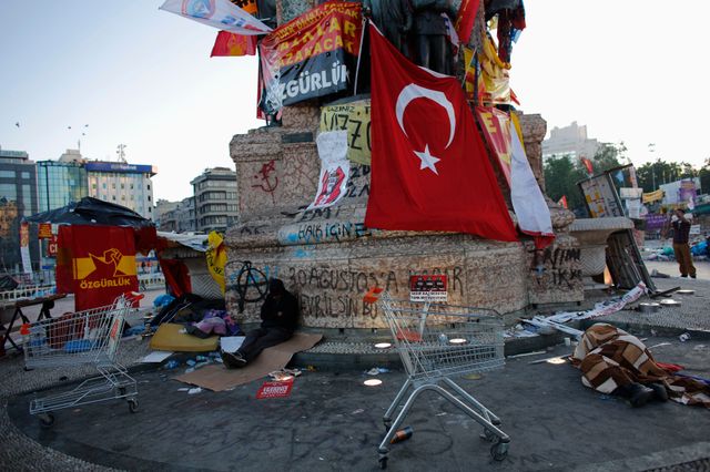 Taksim évacuée