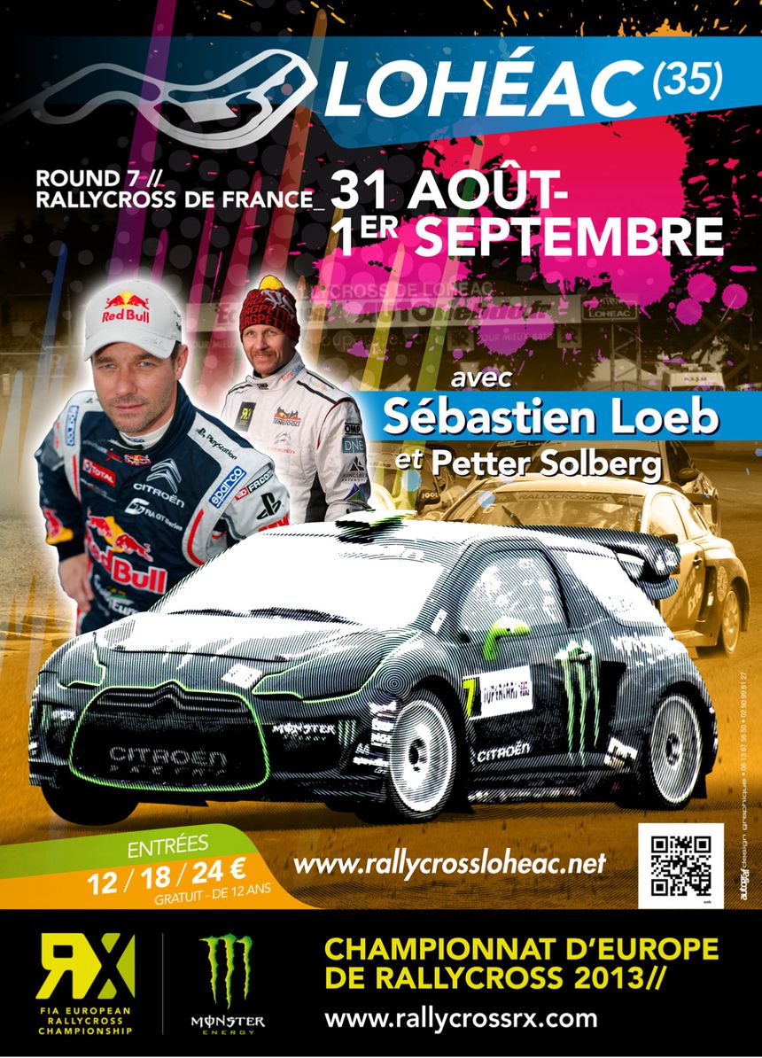 Affiche Rallycross Lohéac 2013