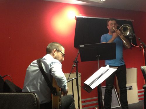 Maxime Fougères & Daniel Zimmermann au studio 61 de France Inter