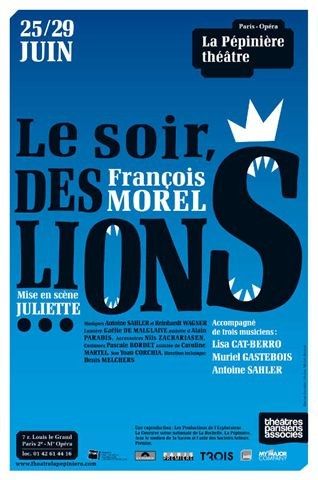Le soir, des lions ...