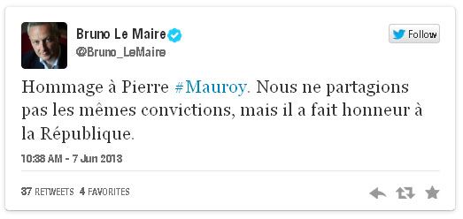 tweet Bruno Le Roux