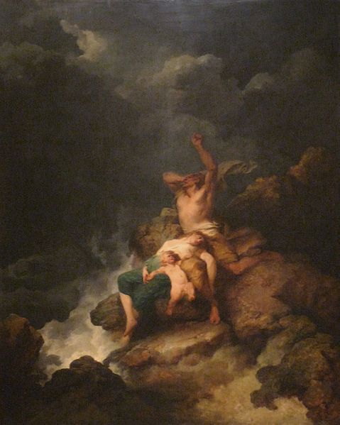 Le Déluge, de Philippe-Jacques de Loutherbourg