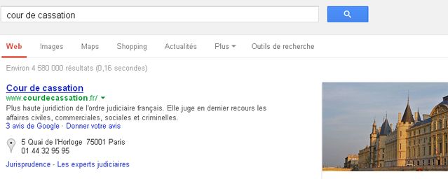 Google n'est pas responsable de ses propositions automatiques