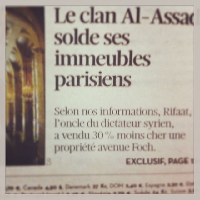 Article en Une de Libération du 25-06-13