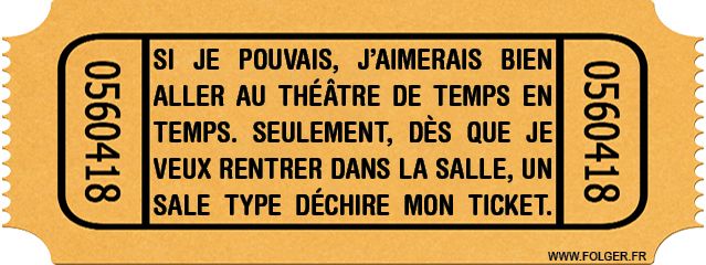 Au théâtre