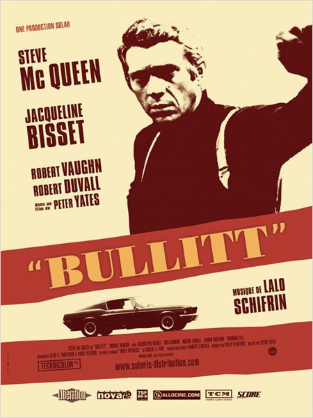 Affiche de Bullitt, Peter Yates, 1968