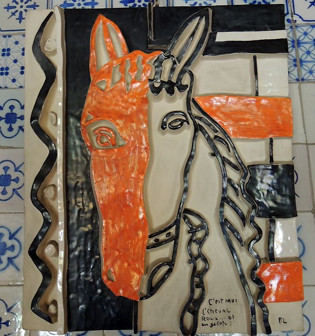 Maison Aragon_Le cheval roux, par Fernand Léger