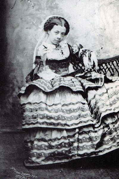 La princesse Pauline von Metternich (1836-1921), daguerreotype d'Hermann Krone, 1854