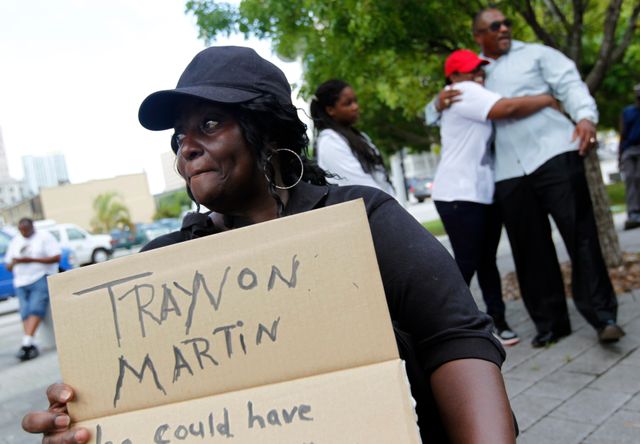 Manifestants à Miami