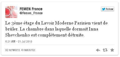 Tweet Femen