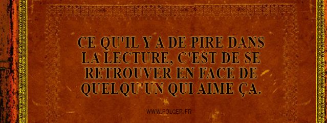 Ne lisez pas, faites l'amour