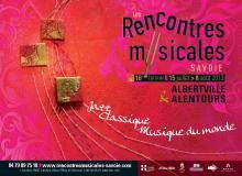 Affiche Festival Rencontres musicales Savoie 2013
