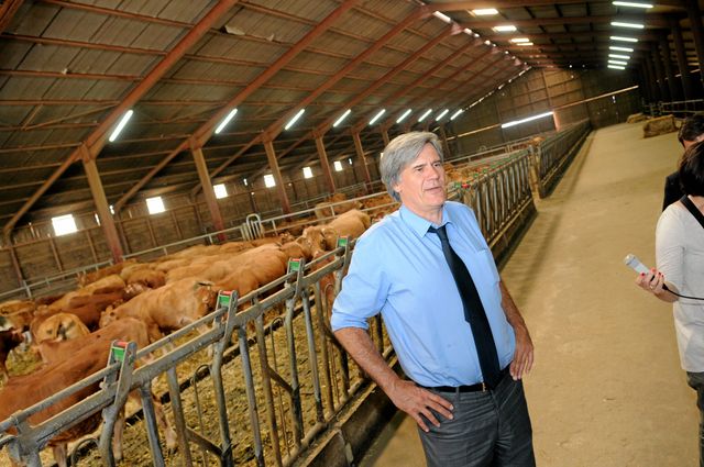 Stéphane Le foll - visite au Larzac