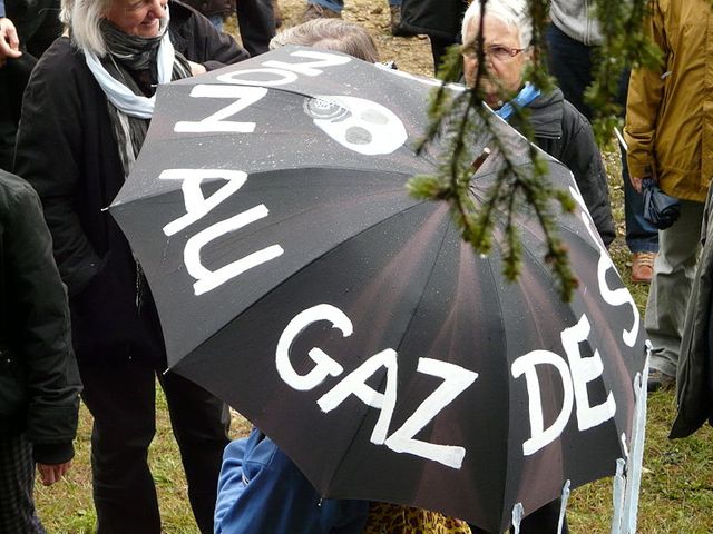 "Non au gaz de schiste"