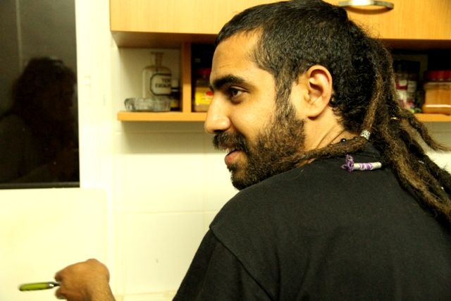 Ayed, du Jazaar Crew, à Haïfa