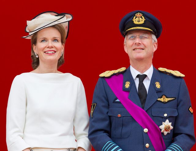 Prince Philippe et princesse Mathilde
