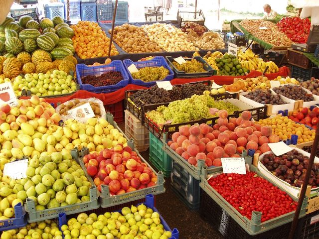 Le marché coloré
