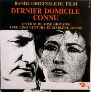 Pochette BO Dernier domicile connu, José Giovanni, 1970