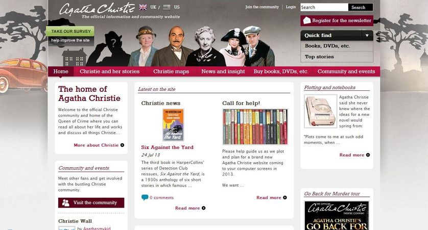 Agatha Christie site officiel