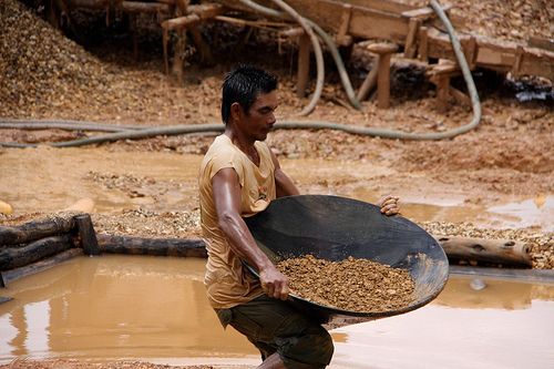 mine diamants Bornéo