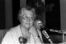Françoise Dolto au micro