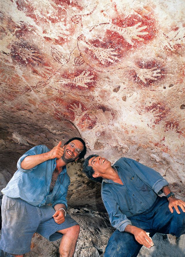 Luc-Henri Fage et Jean-Micjel Chazine grotte de Tewet