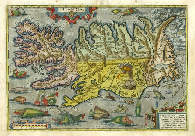 carte de l'Islande
