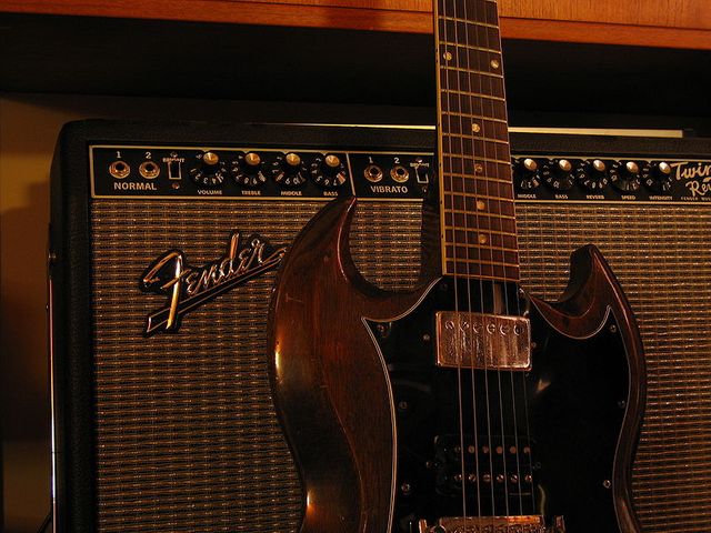 Gibson SG and Fender Twin Reverb