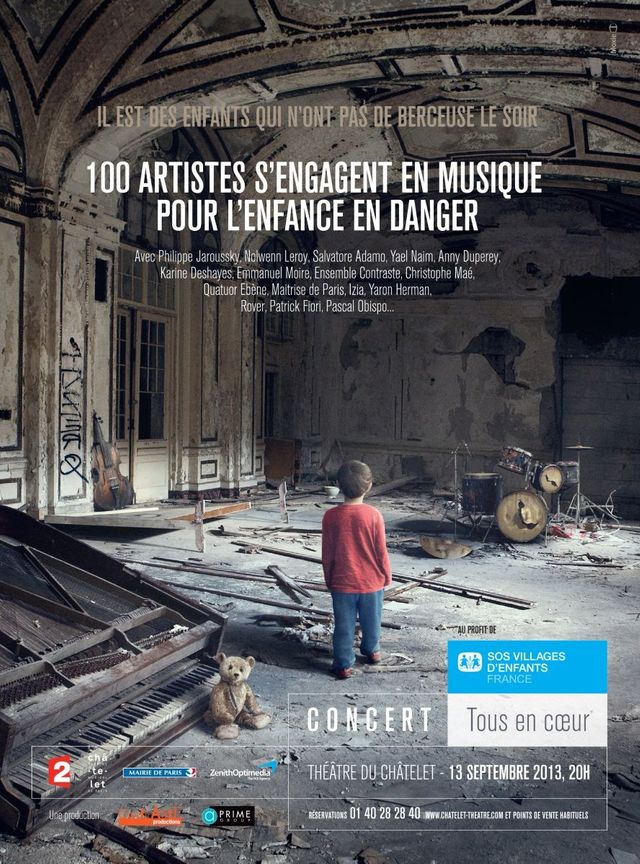 "Tous en coeur" au profit de SOS Villages d'Enfants France