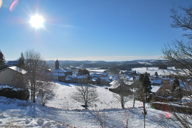 Saint Agrève (Ardèche) en hiver