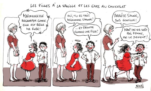 Filles à la vanille et gars au chocolat.