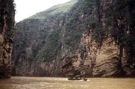 Les eaux du long fleuve chinois