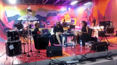 Franck Vergeade, Sébastien Tellier, Elizabeth Tchoungui