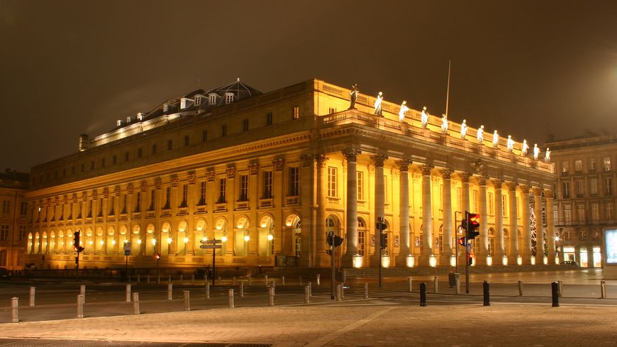 Grand Théâtre de Bordeaux, vue sur la façade