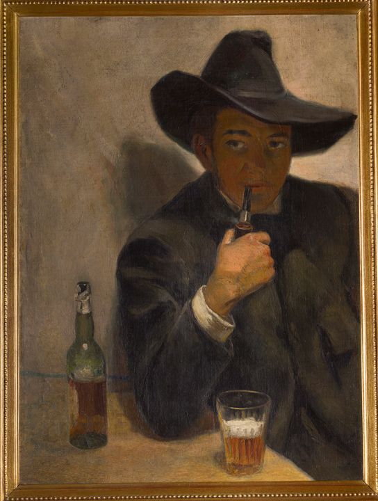 Autorretrato con Chambergo - 1907