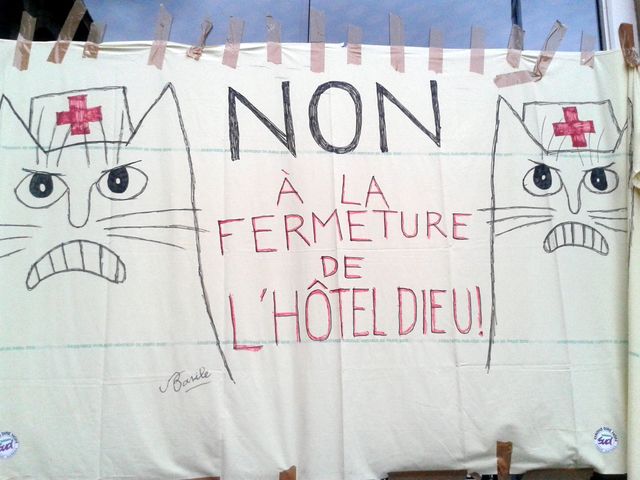 La fermeture de l'Hôtel Dieu