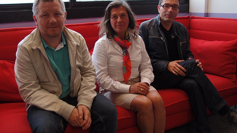 Gilles Raveaud, Marie-Florence Lamy et Renaud Chartoire