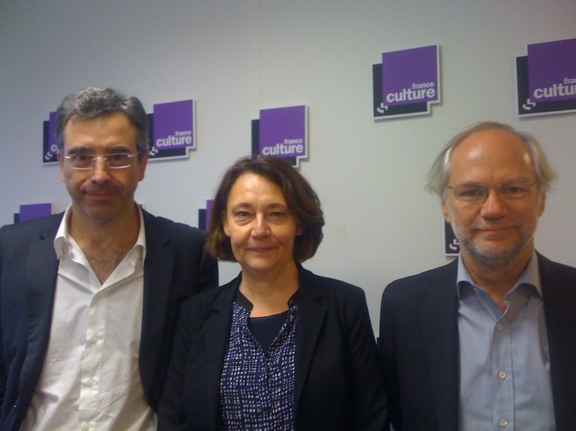 Dominique Reynié, Françoise Fressoz et Laurent Joffrin