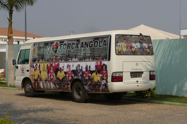 Bus de l'équipe d'Angola