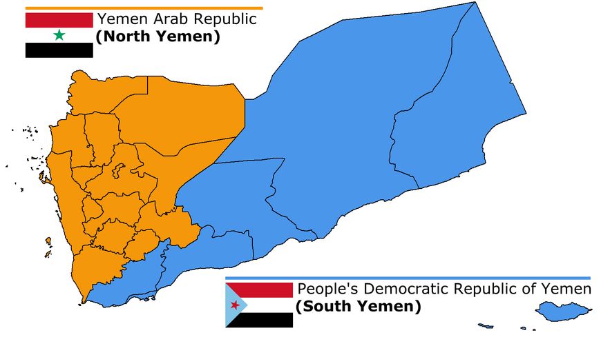 North and South Yemen