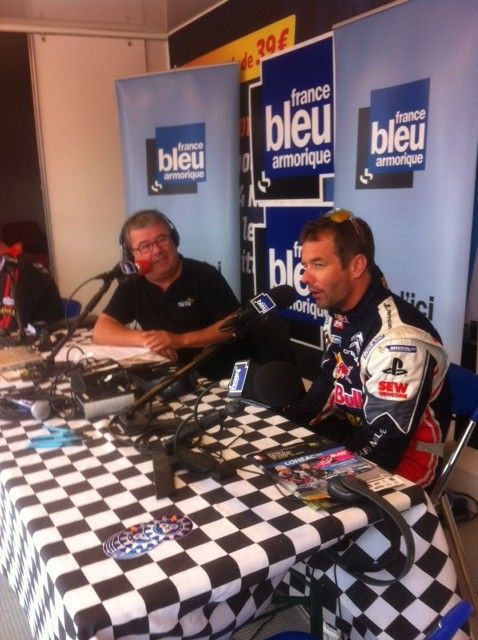 Sébastine Loeb invité de France Bleu Armorique
