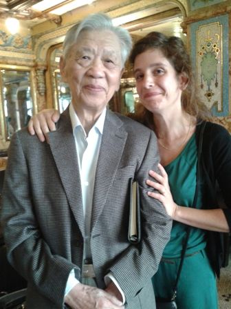 Maitre Zhang et Judith Bout
