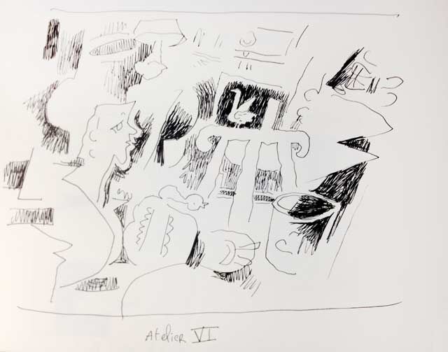 "Atelier VI" de Georges Braque, revu par Joann Sfar
