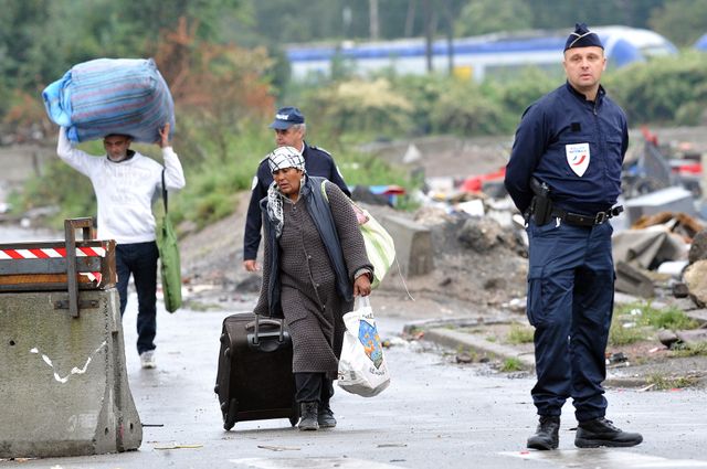 Expulsion d'un camp rom à Lille