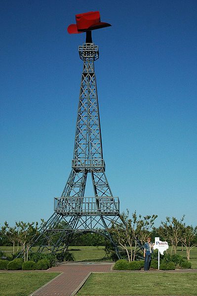 Replica of the Eiffel Tower in Paris, Texas