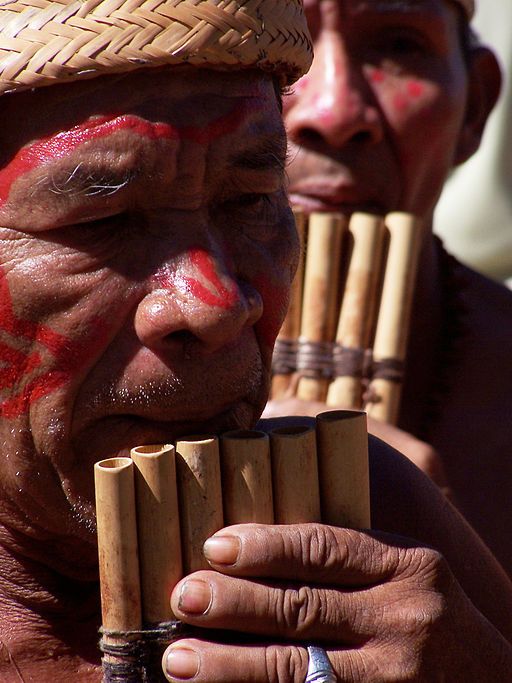 Chaman d'une tribu indigène autochtone de l'Amazonie, Venezuela.