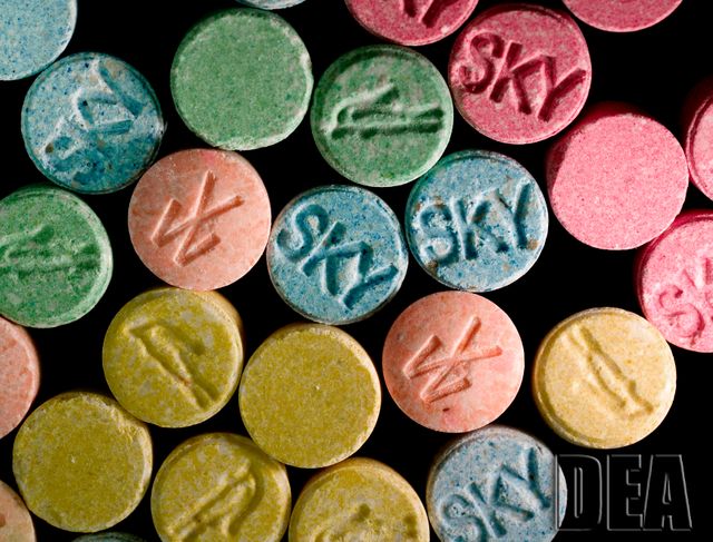 Des pilules d'ecstasy